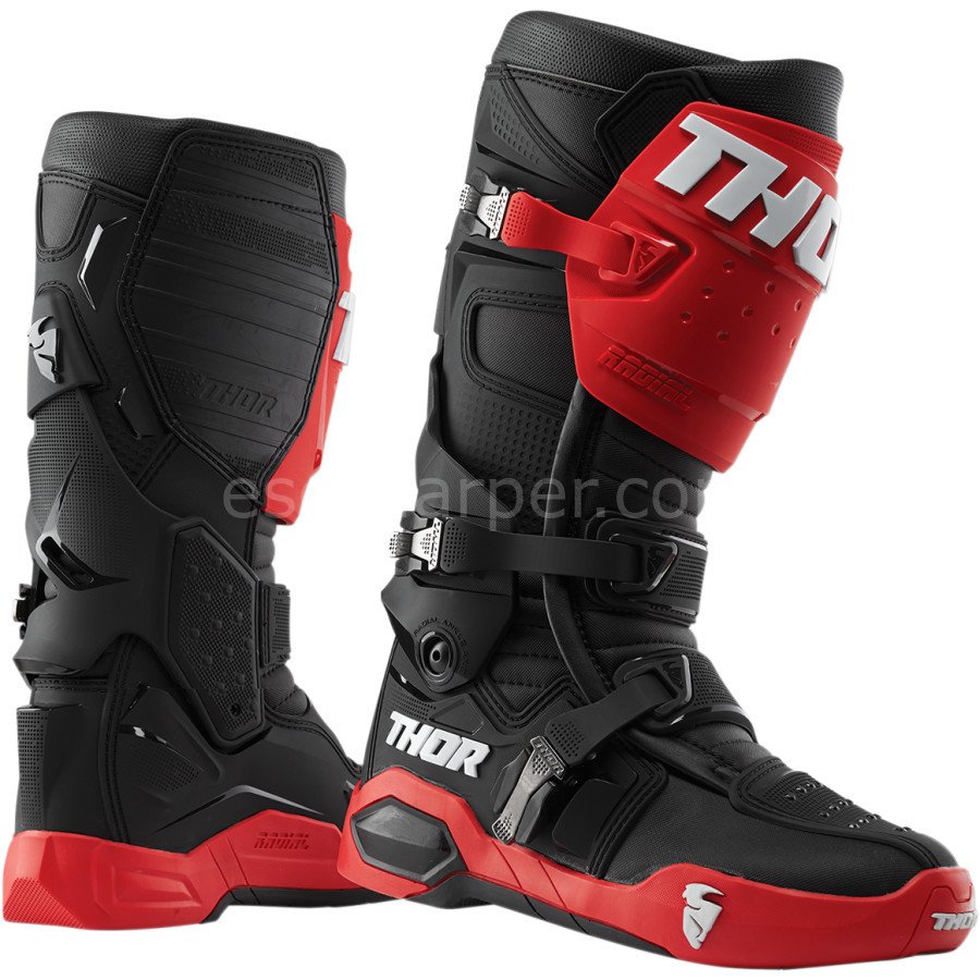 RADIAL RED/BLACK BOOT