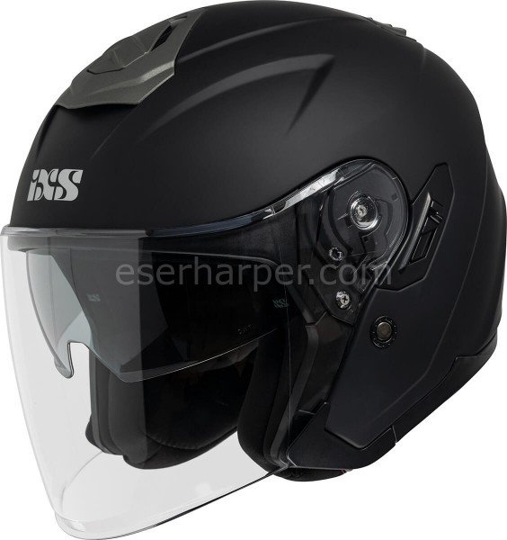 JET HELMET IXS92 FG 1.0 BLACK MATT