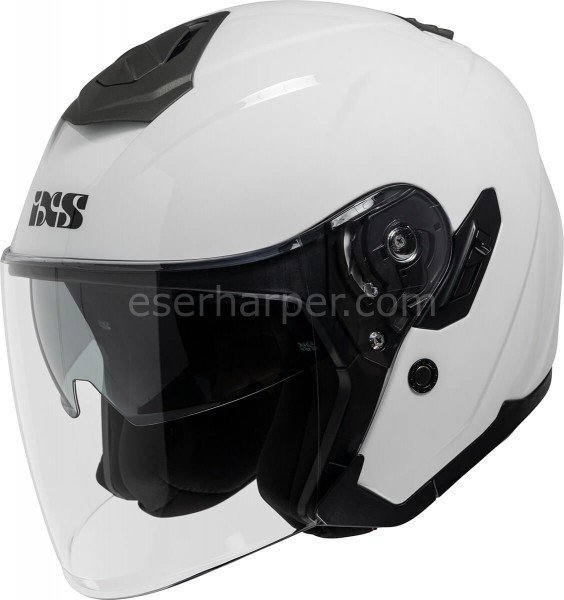 JET HELMET IXS92 FG 1.0 WHITE GLOSSY