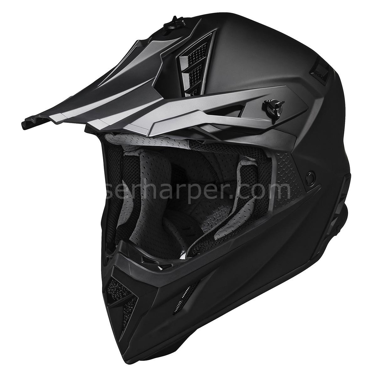 MOTOCROSS HELMET IXS189 1.0 BLACK MAT