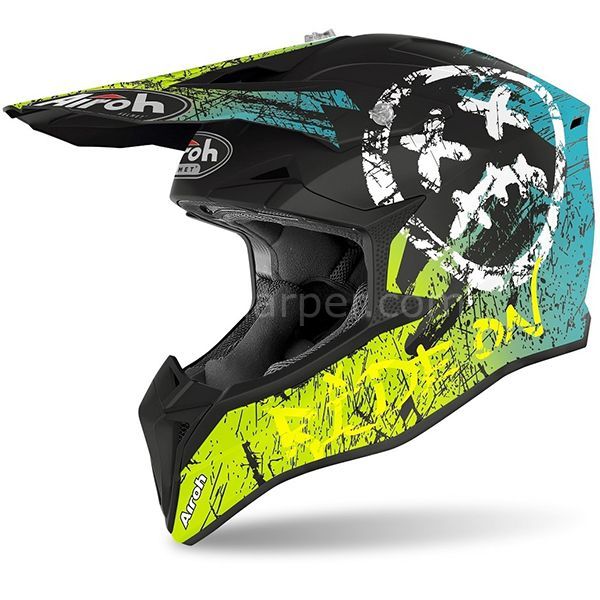 Airoh Wraap Smile Yellow Matt Helmet