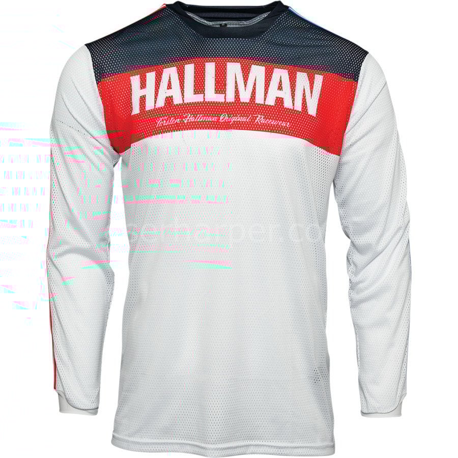 HALLMAN TAPID RED/WHITE/BLUE AIR JERSEY