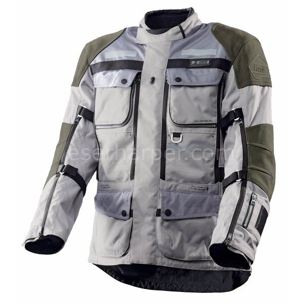 TOUR LT JACKET MONTEVIDEO-AIR 2.0, LIGHT GREY-DARK GREY