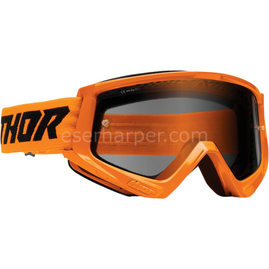 COMBAT RACER SAND FLO ORANGE BLACK GOGGLE