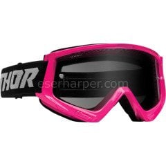 COMBAT RACER SAND FLO PINK GRAY GOGGLE