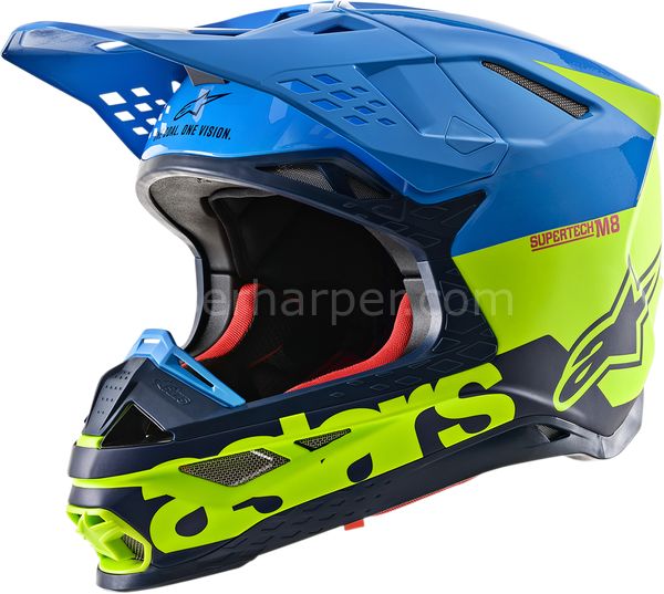 Supertech M8 Radium MX Helmet Yellow