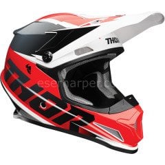 SECTOR FADER RED BLACK HELMET