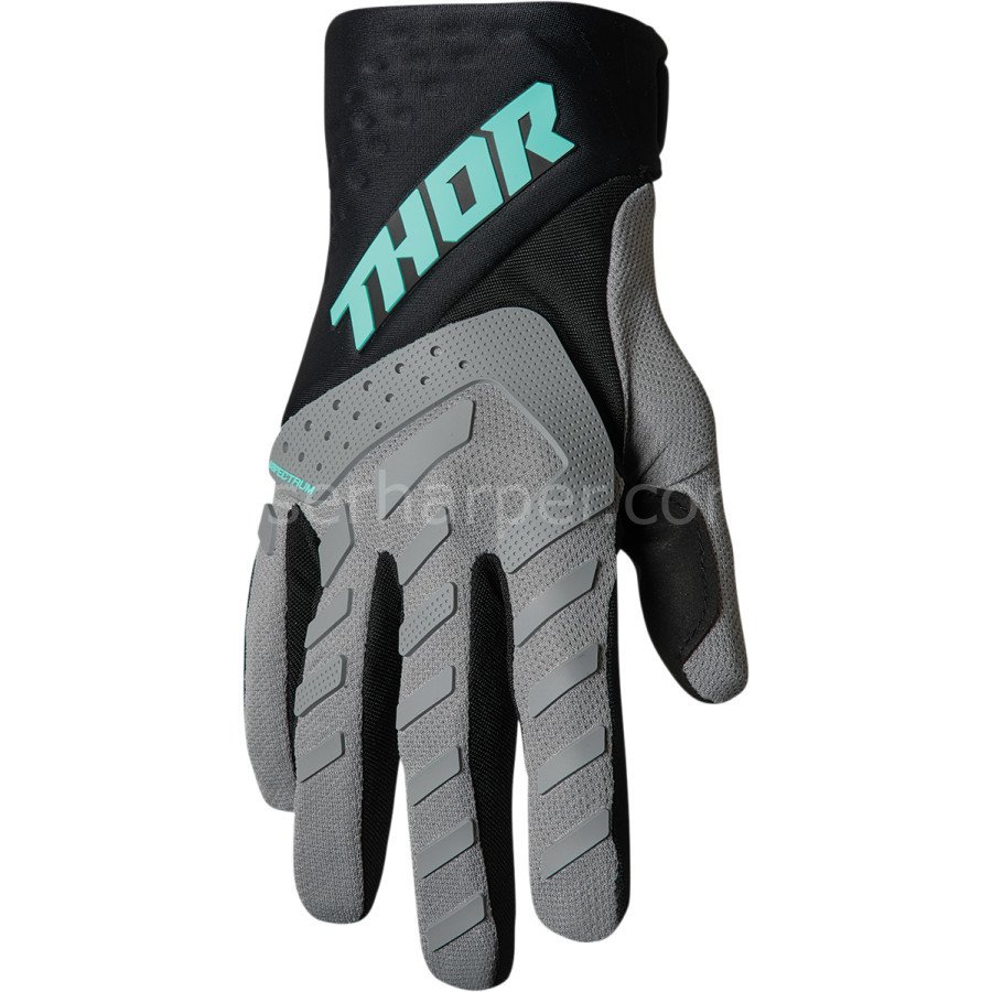 YOUTH SPECTRUM GRAY BLACK MINT GLOVE