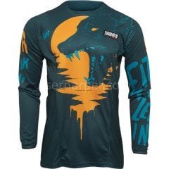 YOUTH PULSE COUNTING SHEEP TEAL TANGERINE JERSEY