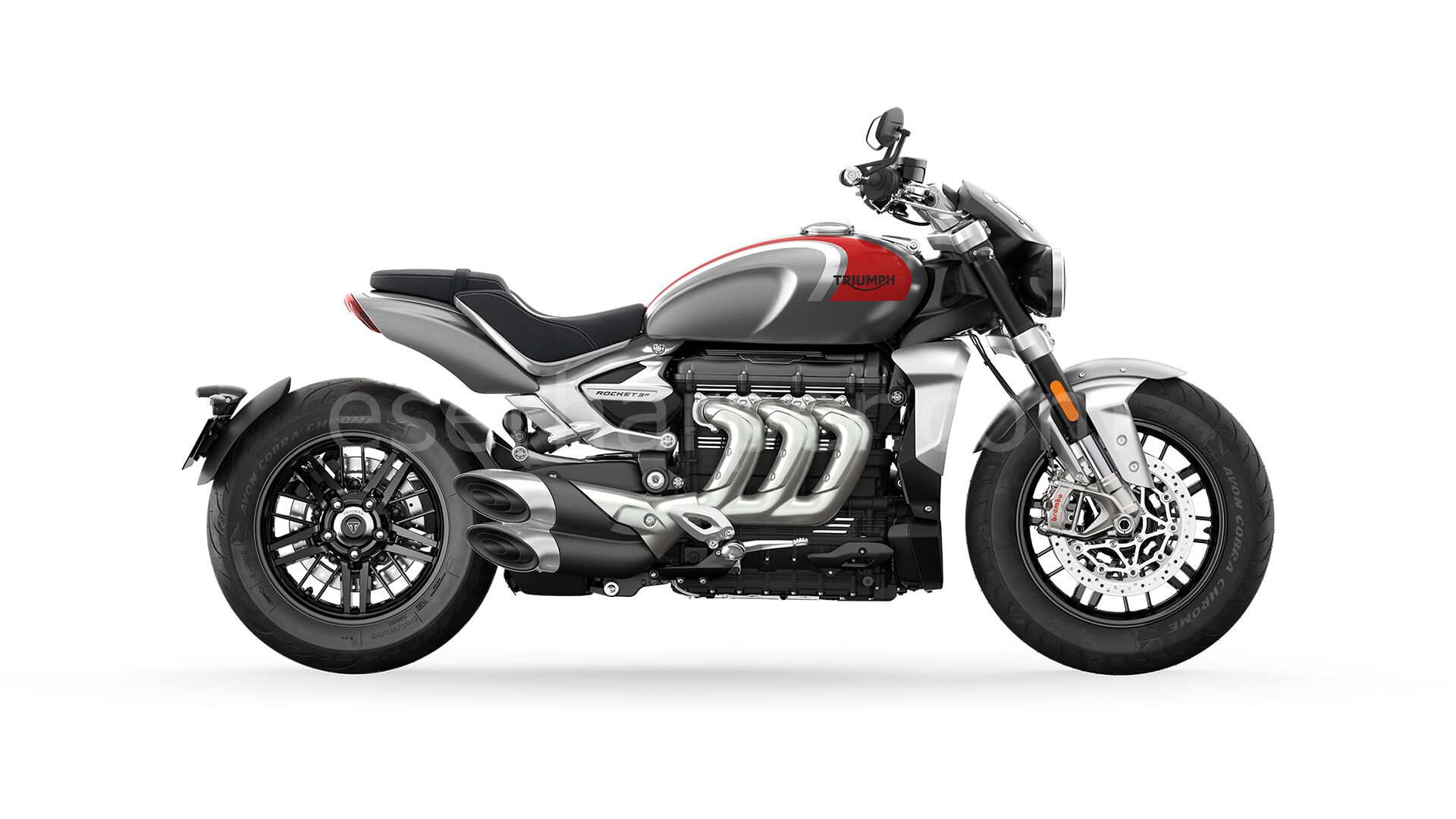 Rocket 3 R Silver Ice Cranberry Red