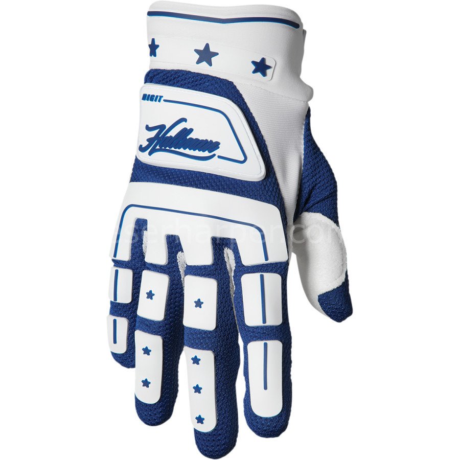 DIGIT WHITE NAVY GLOVE