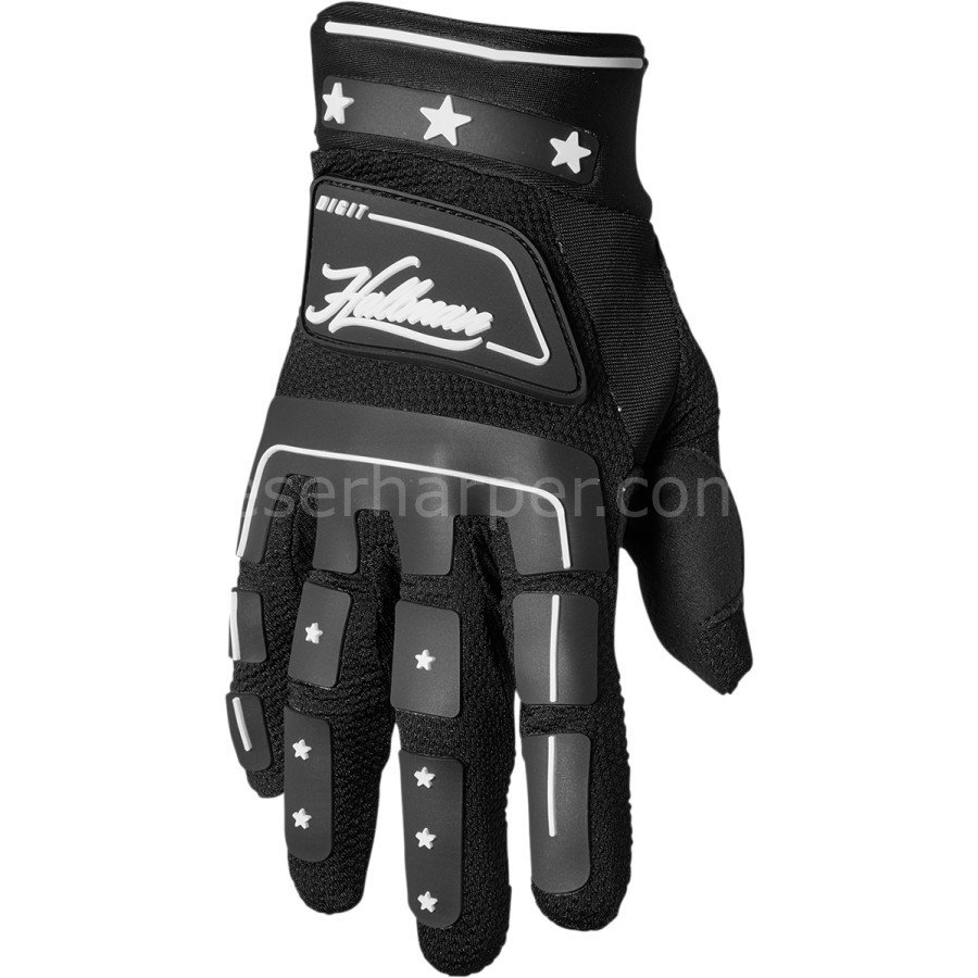 HALLMAN DIGIT BLACKWHITE GLOVE