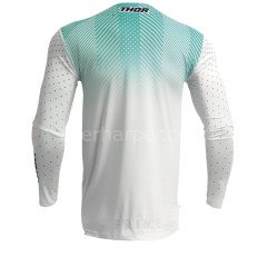 PRIME TECH WHITE TEAL JERSEY