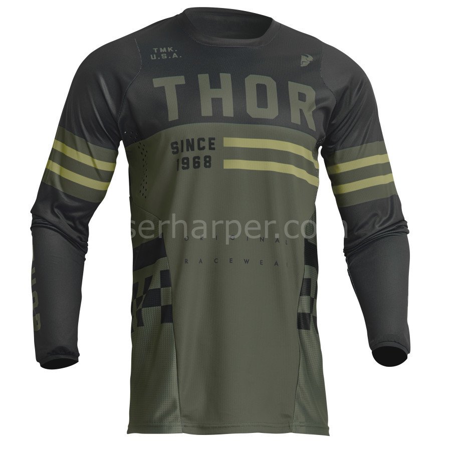 PULSE COMBAT ARMY BLACK JERSEY