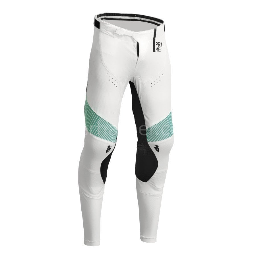 PRIME TECH WHITE TEAL PANT