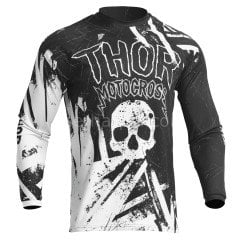 YOUTH SECTOR GNAR BLACK WHITE JERSEY